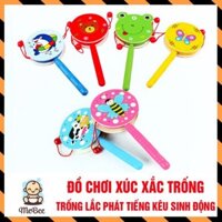 Combo 10 bộ đồ chơi xúc xắc trống cho bé, bằng gỗ ( sỉ)