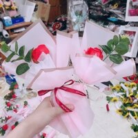 Combo 10 bó hoa hồng sáp 1 bông
