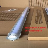 Combo 10 bộ máng đèn chống thấm đơn 1,2m - máng đèn led