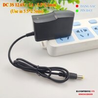 Combo 10 Bộ nguồn Adapter AC-DC sạc pin 3S 12.6V-1A (1000mAh) Chuẩn cắm 5.5 * 2.5mm / 5.5 * 2.1mm cho thiết bị điện