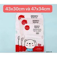 Combo 10 Bọc sách vở decan, bọc sách bóc dán cho học sinh các cấp - Cỡ 47x34cm