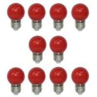 Combo 10 Bóng Đèn LED Chanh 3W Màu Đỏ