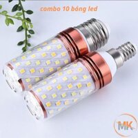 Combo 10 Bóng Đèn Led Hình Bắp Ngô Công Suất 12w/16w, Đèn Led Dùng Trong Trang Trí Nhà Cửa