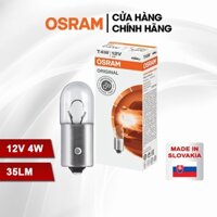 Combo 10 Bóng Đèn Soi Biển Số OSRAM Original T4W 12V 4W - Nhập Khẩu Chính Hãng