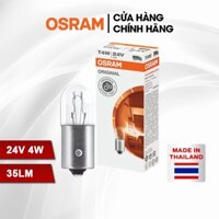 Combo 10 Bóng Đèn Soi Biển Số OSRAM Original T4W 24V 4W - Nhập Khẩu Chính Hãng