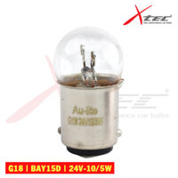 Combo 10 Bóng Đèn Xi Nhan 1 Tim Xtec G18 - BAY15D 24V 105W Chân Cao Thấp