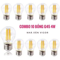 Combo 10 Bóng G45 4w Led Edison