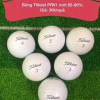 Combo 10 bóng golf Titleist ProV1 mới 90%