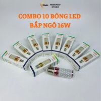 Combo 10 Bóng LED MIZENKO BN1016 Hình Bắp Ngô 16W Đui Xoáy Trang Trí Các Loại Đèn Tường