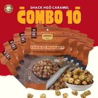 [Combo 10] Bỏng Ngô Mỹ Bobbi Chopper Vị Caramel Truyền Thống 55g Chính Hãng Fansipan
