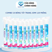 Combo 10 Bông Tẩy Trang Jomi 120 miếng