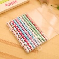 COMBO 10 BÚT BI GEL NHIỀU MÀU HOẠ TIẾT VINTAGE T.CRAFT HOUSE