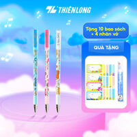 Combo 10 Bút gel Smooth Flowing Gel Ink Thiên Long Điểm 10 TP-GEL038 - Mực Tím