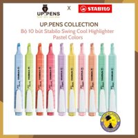 Combo 10 bút highlight Stabilo Swing Cool Highlighter – Pastel Colors