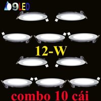 combo 10 cái đèn LED âm trần 12-W