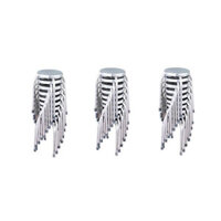 Combo 10 Cái Ghế Đôn Inox Deli Mặt 30 Phi 19 201 Hàng siêu dày, 20 năm vẫn sài tốt, hàng A+ xuất khẩu Châu Âu A2