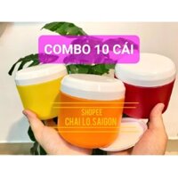 [Combo 10 Cái H-50] HỦ KHÔNG VÒI đựng kem body 500g_chiết kem, hủ đựng mỹ phẩm