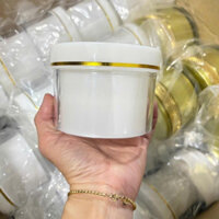 [Combo 10 cái] Hủ nhựa đựng kem 2 lớp đựng được 200g kem