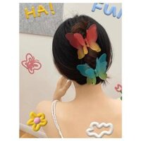 Combo 10 cái: Kẹp tóc con bướm-kiểu kẹp càng cua size lớn