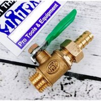 combo 10 cái van gạt hơi, khóa hơi, ren 1/4 dùng cho mọi loại máy nén khí