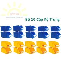Combo 10 Cặp Khay Nhựa Đựng Dụng Cụ, Ốc Vít, Kệ Đựng Phụ Kiện, Linh Kiện Cỡ Trung, Cứng Cáp, Tiện Dụng