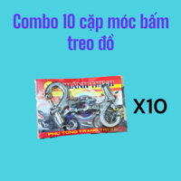 Combo (  10 CẶP ) Móc Bấm Treo Đồ Rẻ ( Khánh Thịnh )  Giá Tốt cho Tiệm sửa Xe >>>>>>>>