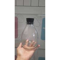 Combo 10 chai/ bình/ lọ thuỷ tinh 650ml có nắp/ nút cao su đen chuyên nuôi cá betta các loại…