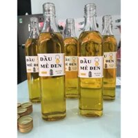 Combo 10 chai Dầu mè đen (dầu vừng) Quảng Nam nguyên chất (500ml/chai)