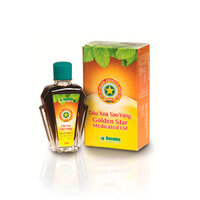 combo 10 chai Dầu xoa cao Sao Vàng 5ml - Golden Star Medicated Oil 5ml Giúp giảm nhức đầu, chóng mặt, cảm lạnh