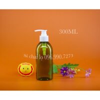 Combo 10 chai nhựa 300ML vòi nhấn/ vòi bơm đựng mỹ phẩm, vỏ chai nhựa sạch, vỏ chai nhựa giá rẻ