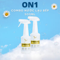 Combo 10 chai Nước Lau Bếp Diệt 99.9% Vi Khuẩn On1 Tinh Dầu Chanh Yuzu Dung Tích 500ML