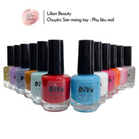 Combo 10 chai sơn móng tay Diva khác màu, tông màu đẹp, dễ sử dụng - dung tích 15ml