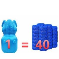 Combo 10 chai thả bồn cầu ngát hương thơm hình heo