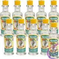 Combo 10 chai Tinh dầu tràm tiên ông 10ml nguyên chất dành cho trẻ em, phụ nữ sau khi sinh và người cao tuổi