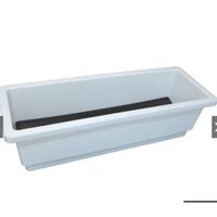 Combo 10 Chậu Trồng rau Thông Minh, Trồng Hoa, trồng cây bằng Nhựa Hình Chữ Nhật Size 48x20x16cm