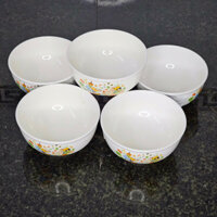Combo 10 chén gốm tráng men họa tiết