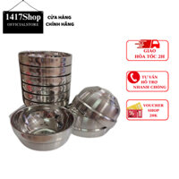 Combo 10 Chén inox, Bát inox ăn cơm 2 lớp cách nhiệt chống nóng kiểu Hàn Quốc 11cm