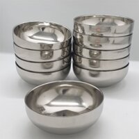 Combo 10 Chén Inox Cách Nhiệt 2 Lớp Cao Cấp