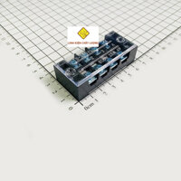 Combo 10 chiếc cầu đấu điện 25A 4P TB-2504 đen chân đồng