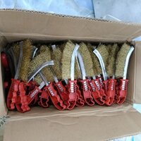 Combo 10 chiếc chổi đánh rỉ sắt cán nhựa, bàn chải đánh rỉ sắt