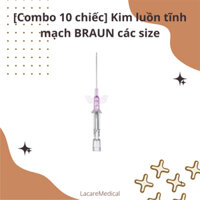 [Combo 10 chiếc] Kim luồn tĩnh mạch BRAUN các size