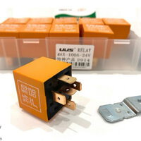 COMBO 10 CHIẾC rơ le 5 chân 12V / 24V - 100A màu CAM chịu nước