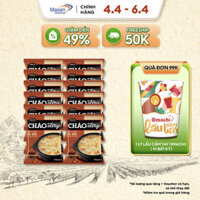 Combo 10 Chin-Su Cháo Story Cháo Ăn Liền Cá Hồi Nấm Linh Chi Nâu 71G/gói
