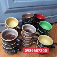 Combo 10 cốc uống cafe đủ màu
