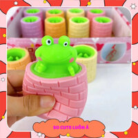 COMBO 10 Con Đồ chơi bóp bóp ếch thỏ cà rốt gà pikachu noel hải tặc chuột phô mai gấu dâu squishy vui nhộn