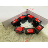 COMBO 10 công tắc bập bênh ô tô 2 chân hình tròn. Công tắc bập bênh số 1