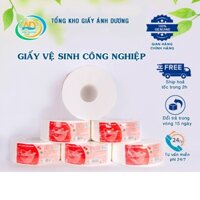 Combo 10 Cuộn Giấy Công Nghiệp Silkwell, 700g( 7 lạng) giấy 2 lớp mềm, thấm hút tốt