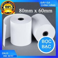 Combo 10 Cuộn Giấy In Nhiệt K80 (80mm x 60mm) In Bill/ Hóa Đơn Tính Tiền Hansol/ Oji