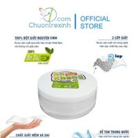 Combo 10 cuộn giấy vệ sinh 2 lớp AN KHANG CARO THẾ GIỚI GIẤY 100% Bột giấy nguyên sinh AKC600