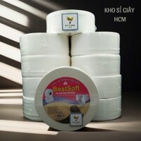 COMBO 10 CUỘN GIẤY VỀ SINH CÔNG NGHIỆP 700 GRAM BEST SOFT - Giấy cuộn lớn